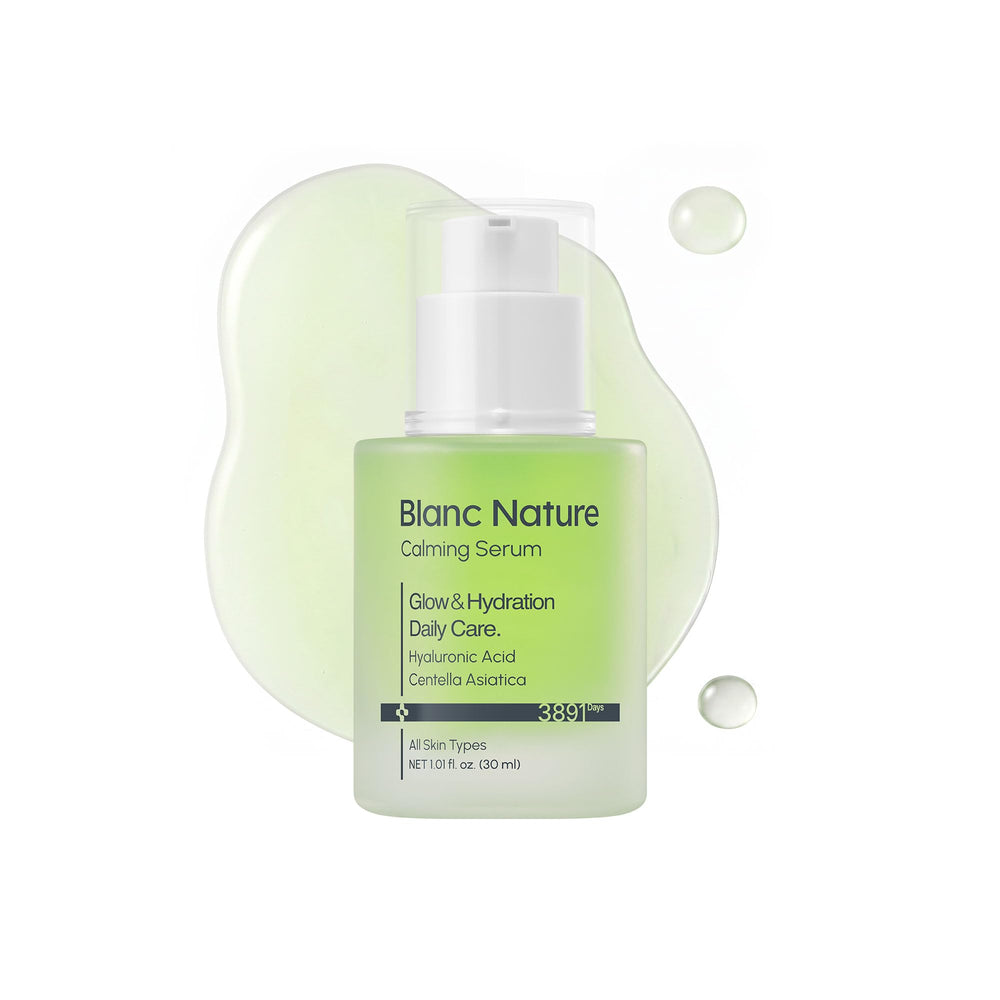 BLANC NATURE front packaging showing bottle and branding, promises lightweight hydration