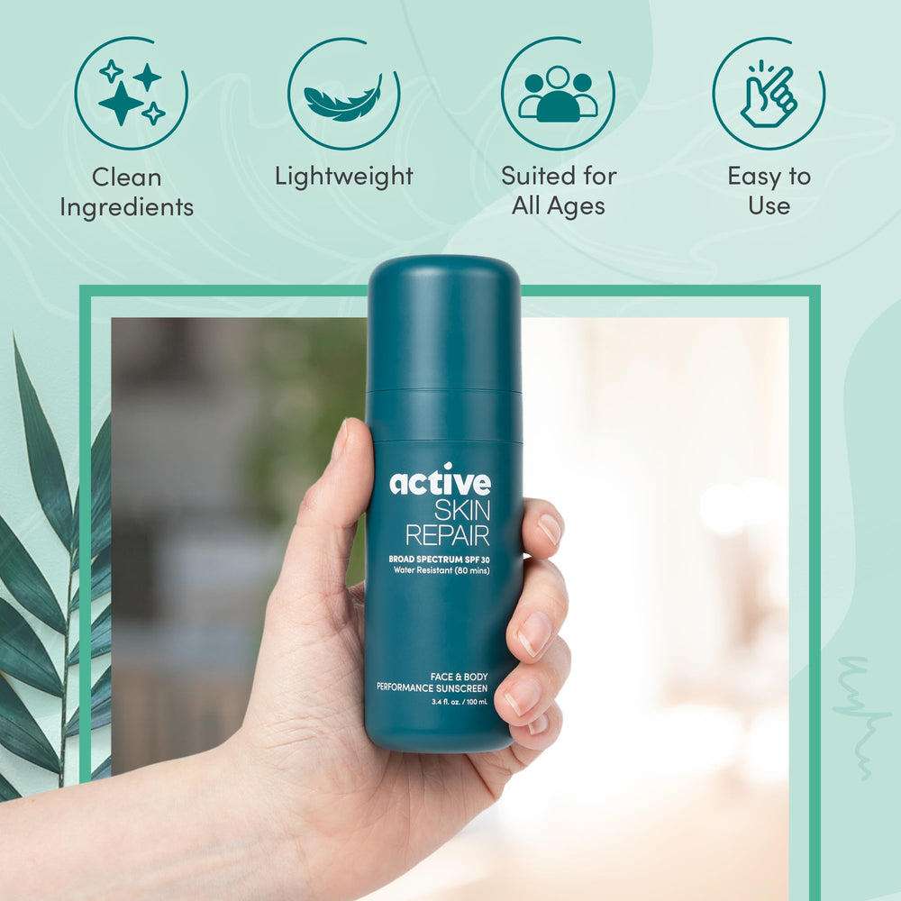 BLDG ACTIVE lotion being spread on an arm offering smooth coverage