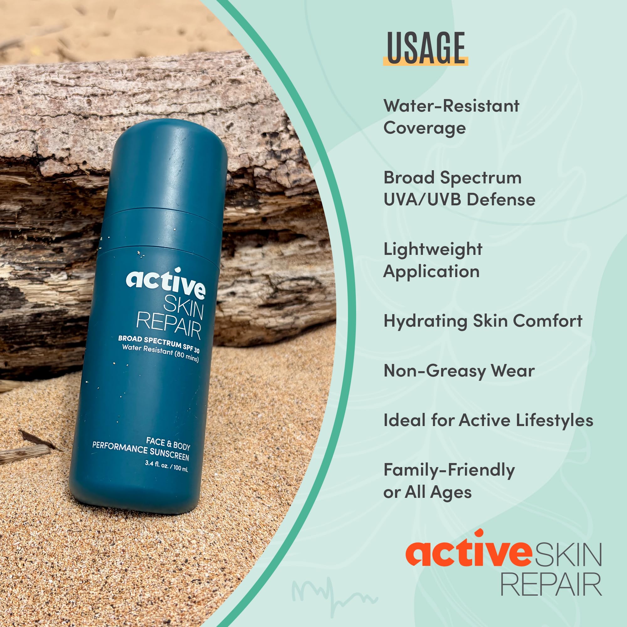 BLDG ACTIVE family applying sunscreen outdoors for active protection