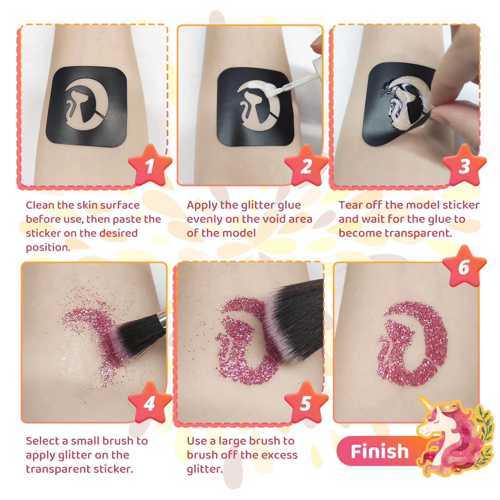 Bledras kids at a party wearing glitter tattoos showing fun and celebration benefit