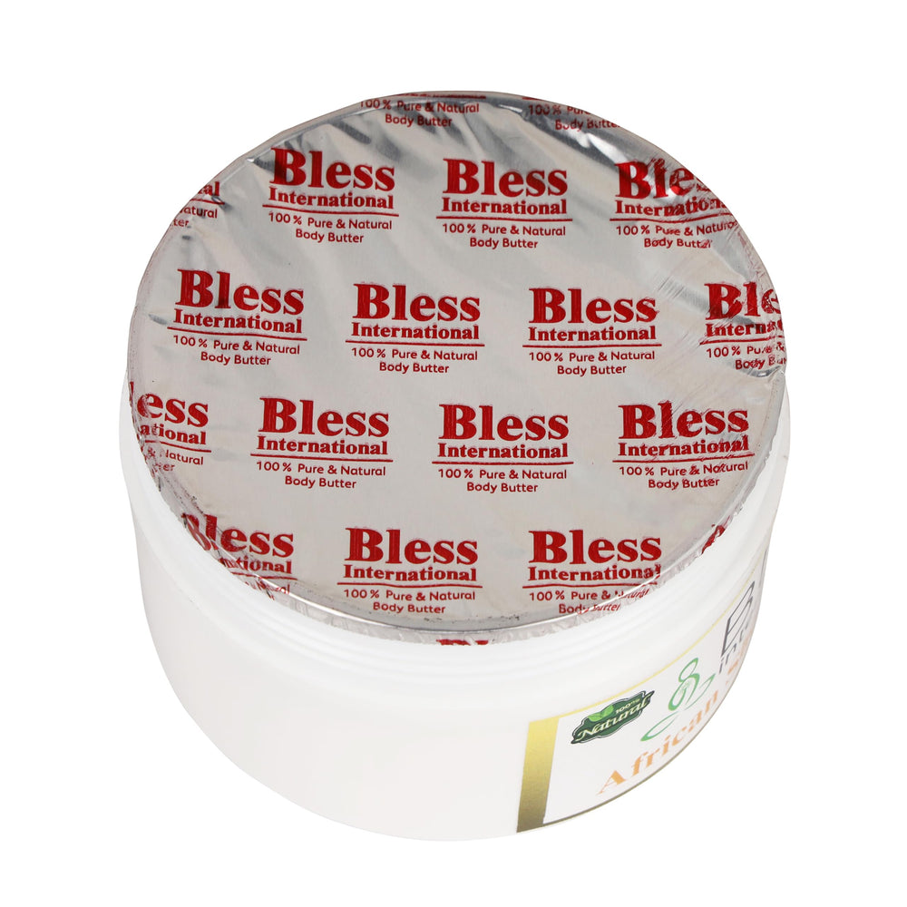 Bless raw cocoa butter close-up solid puck detail showing unrefined quality
