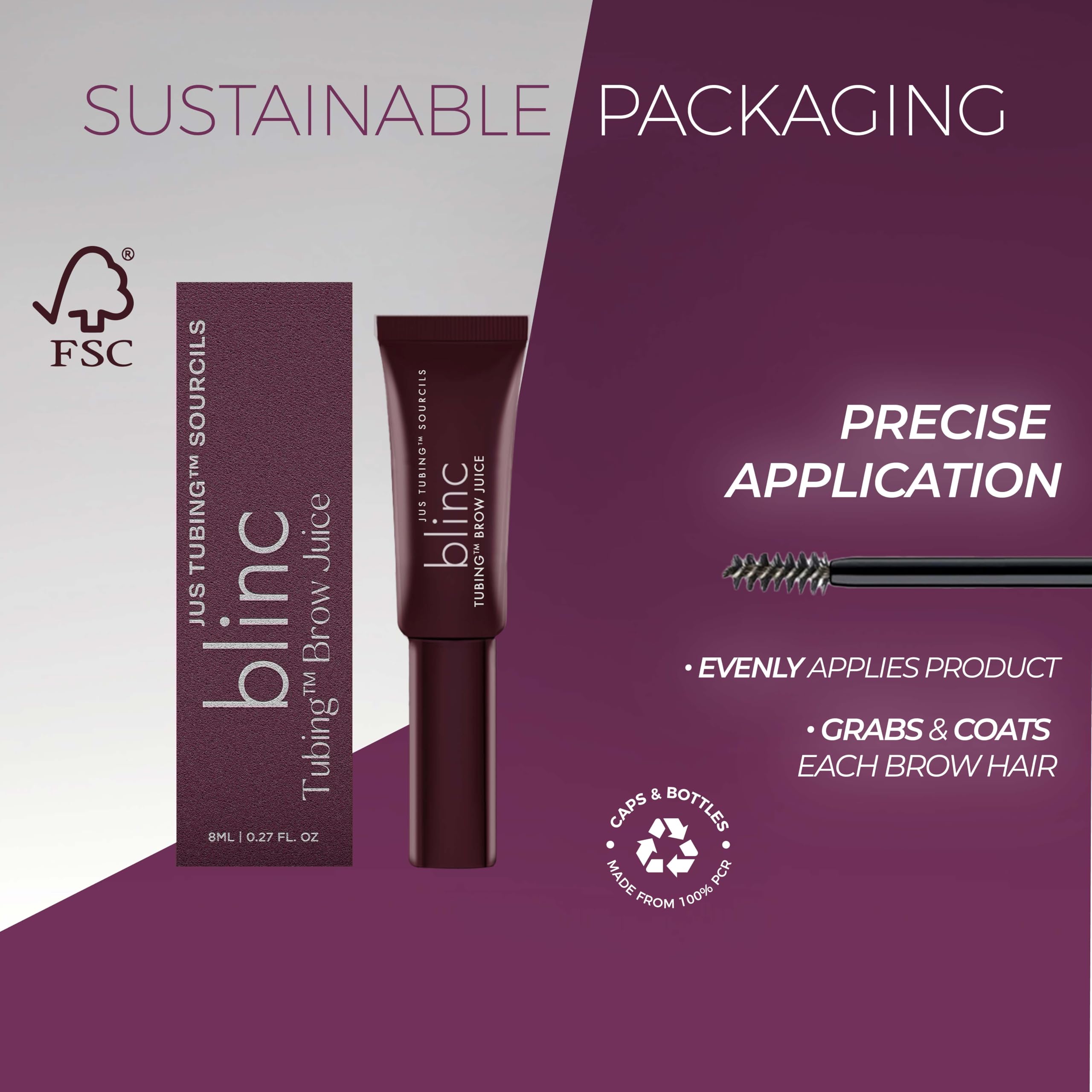 blinc ingredient label close-up highlighting gentle hydrating components