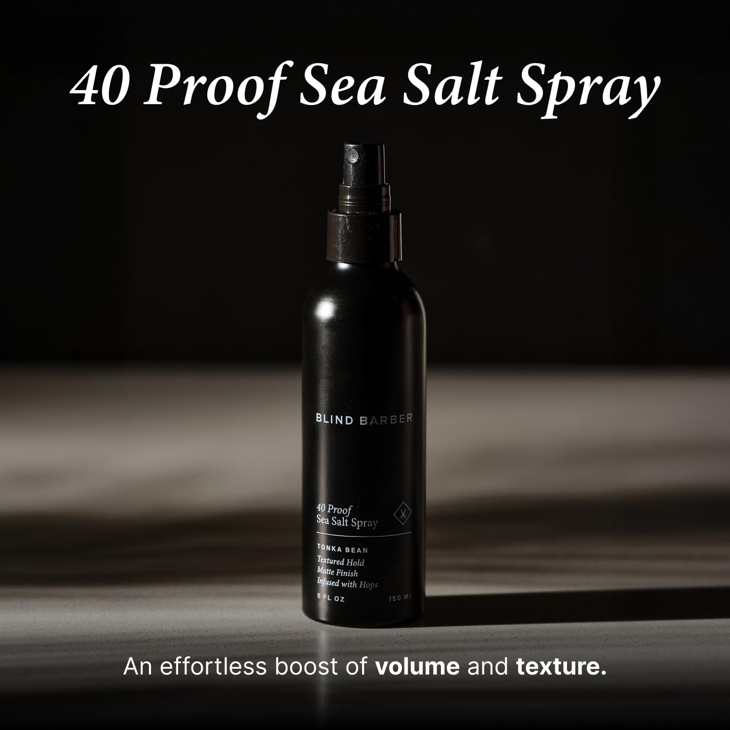 Blind Barber bottle side profile highlighting sleek packaging and ease of use