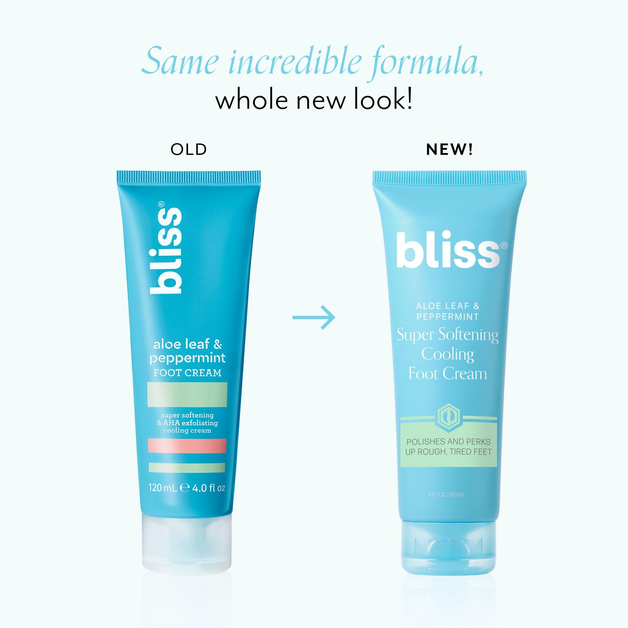 Bliss cream texture close-up highlighting smooth, non-greasy lotion and exfoliating consistency