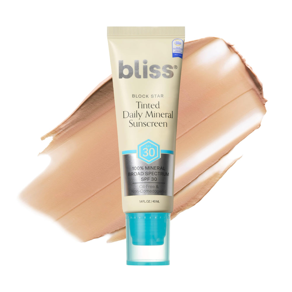 Bliss front tube of Block Star displaying label and size, convenient protection