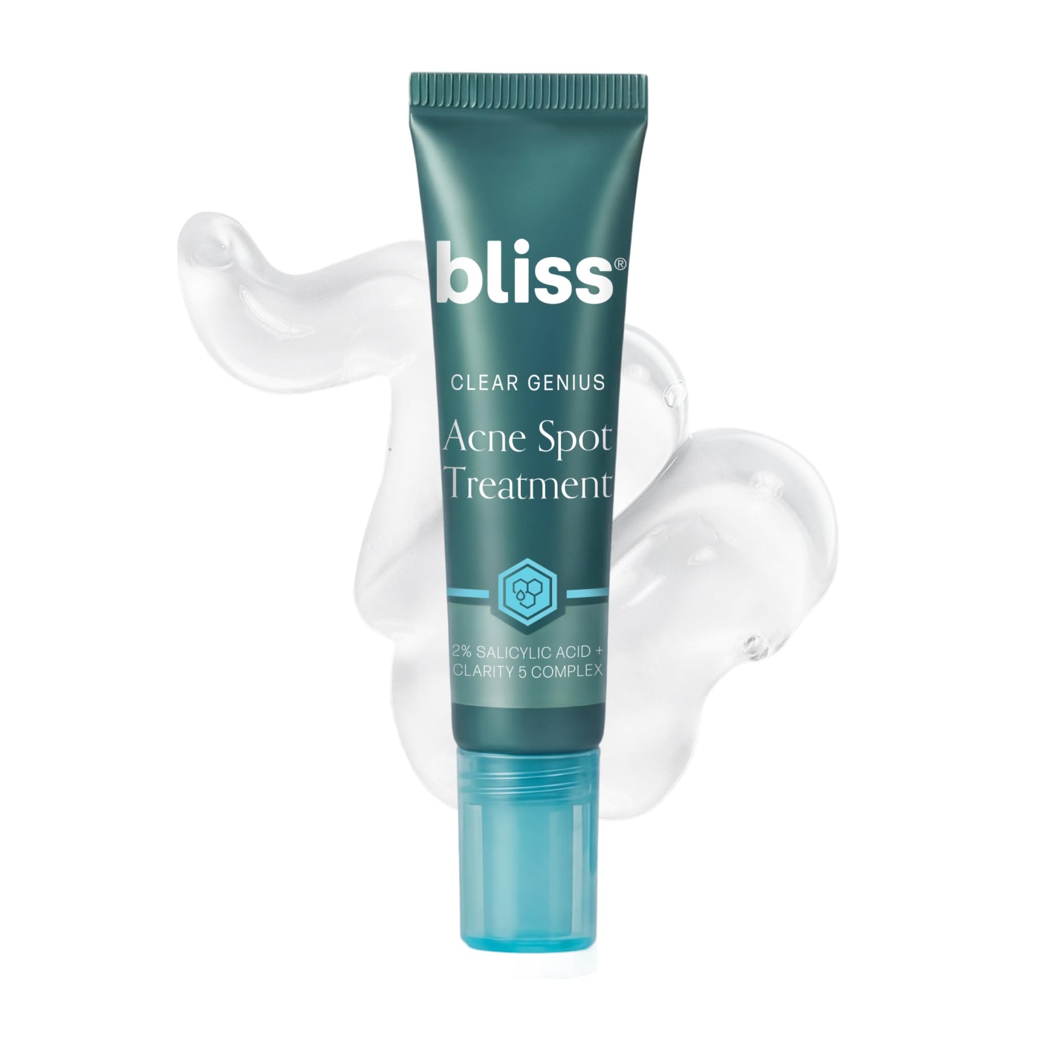 Bliss front packaging shot showing tube and clear treatment benefits