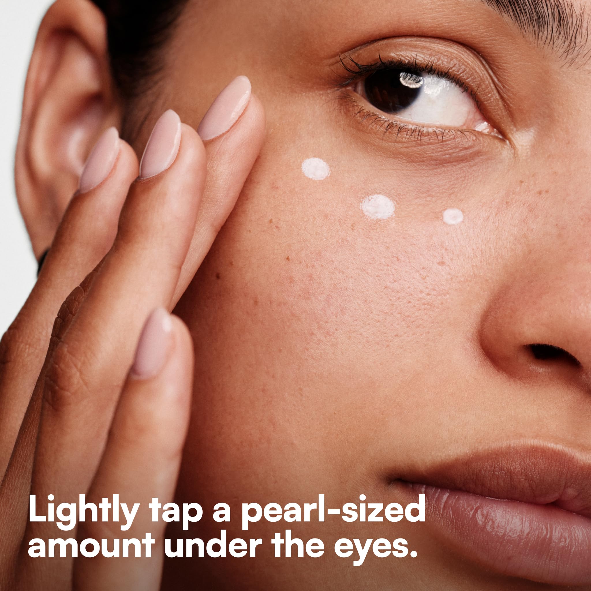 Bliss ingredient display with peptides emphasizing smoothing and plumping benefits