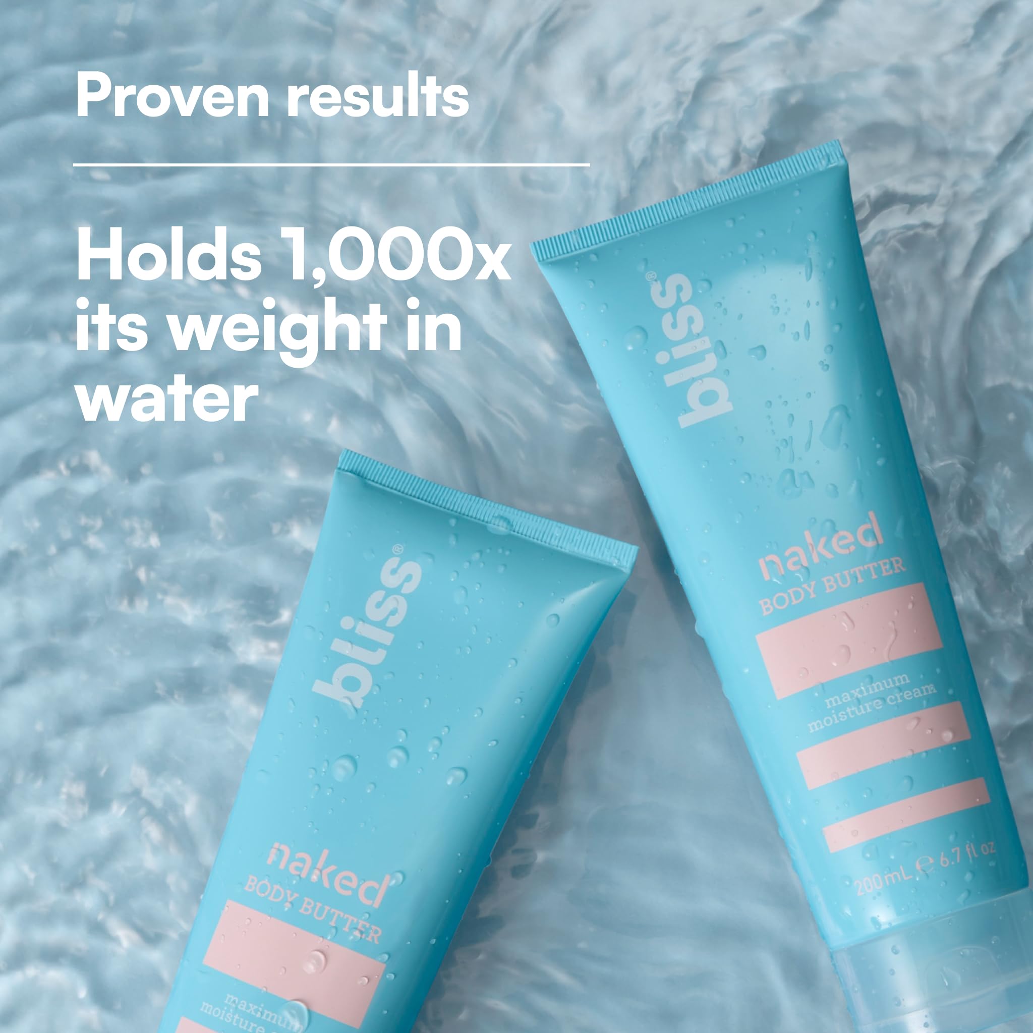 Bliss open tub texture close-up highlighting rich creamy moisturizing texture