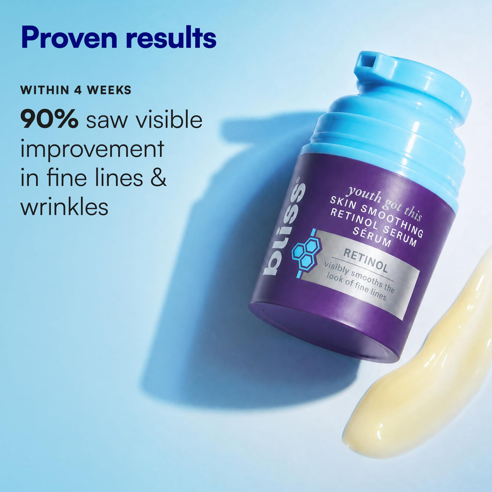 Bliss dropper dispensing serum, demonstrates precise application and control