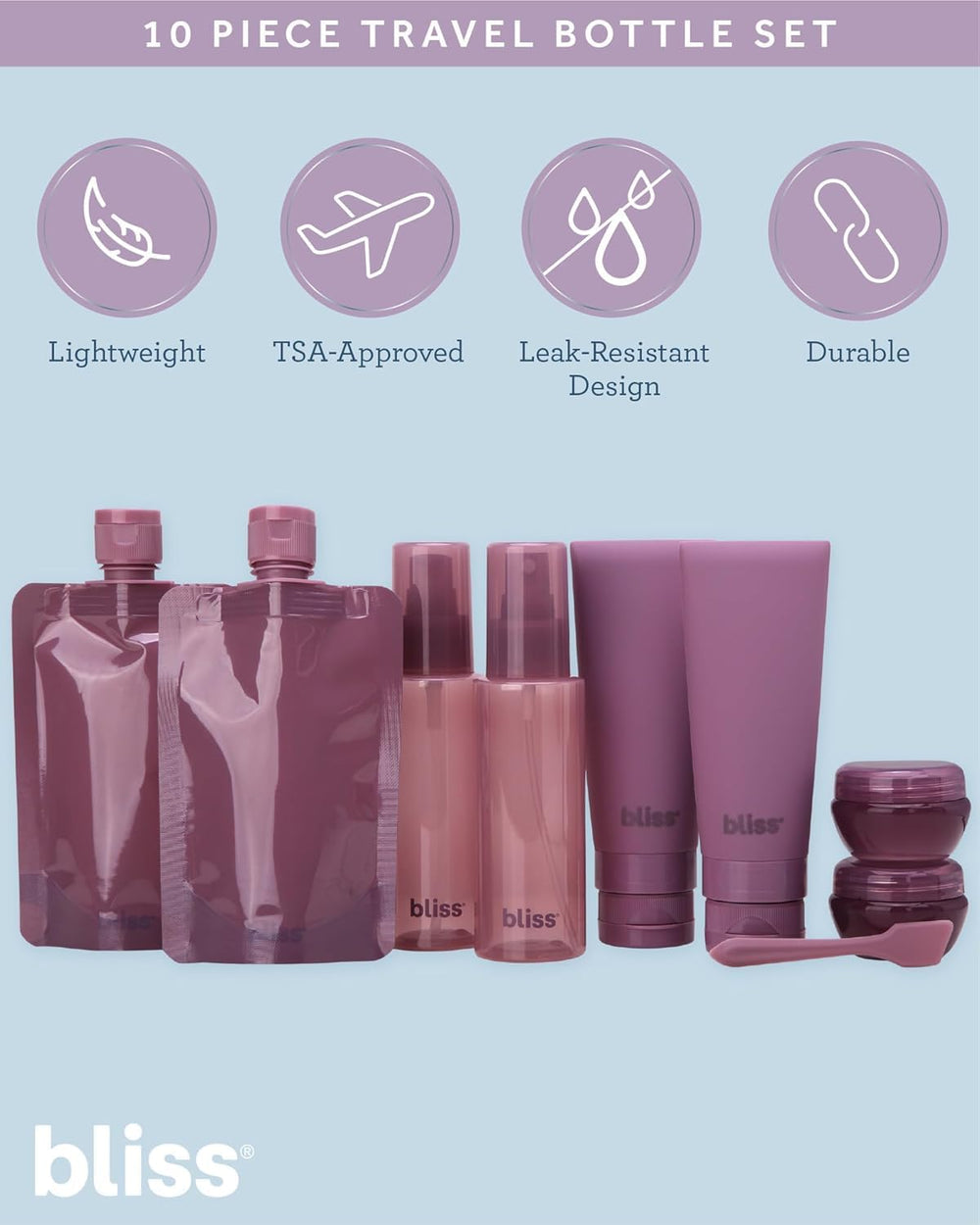 Bliss close-up of soft silicone bottle for controlled squeeze and spill prevention