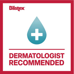 Hand applying Blistex balm demonstrating quick-setting comfort benefit