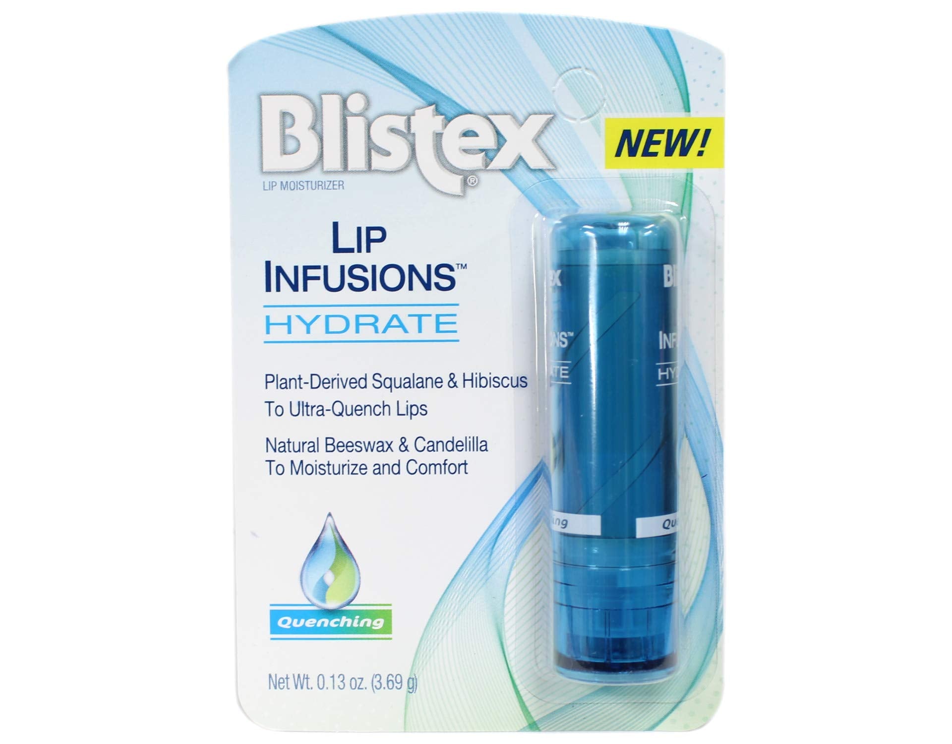 Blistex Lip Infusions close-up of balm texture highlighting smooth, non-greasy application