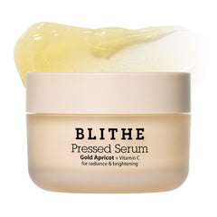 BLITHE front packaging showing product and benefit of radiant glow