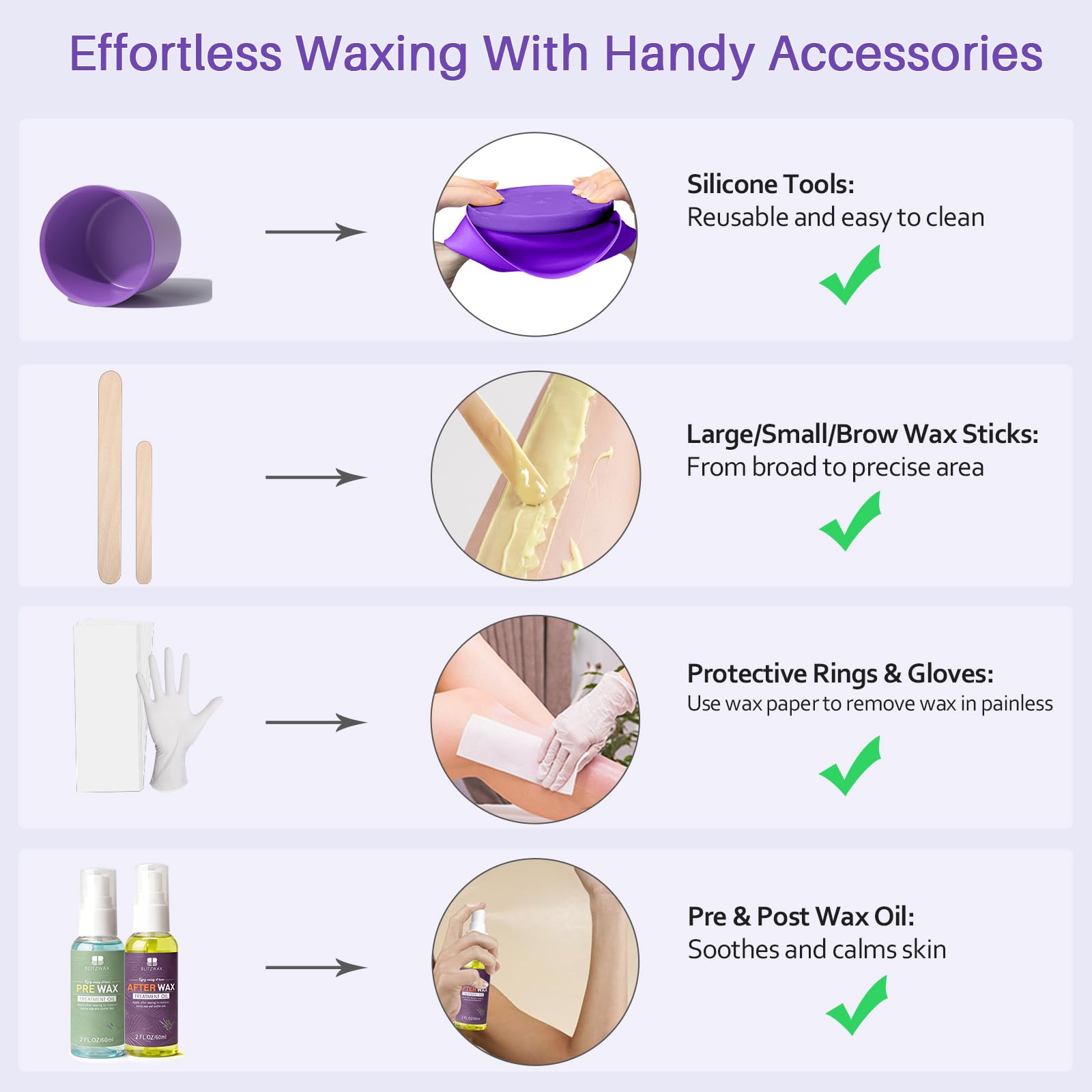 BLITZWAX demonstrated on bikini area for targeted hair removal