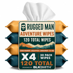 BLKSMITH front packaging showing multipack and masculine design benefit quick grab-and-go