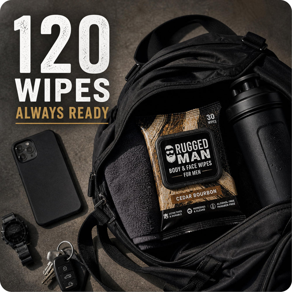 BLKSMITH wipes in gym bag travel lifestyle scene highlighting on-the-go use