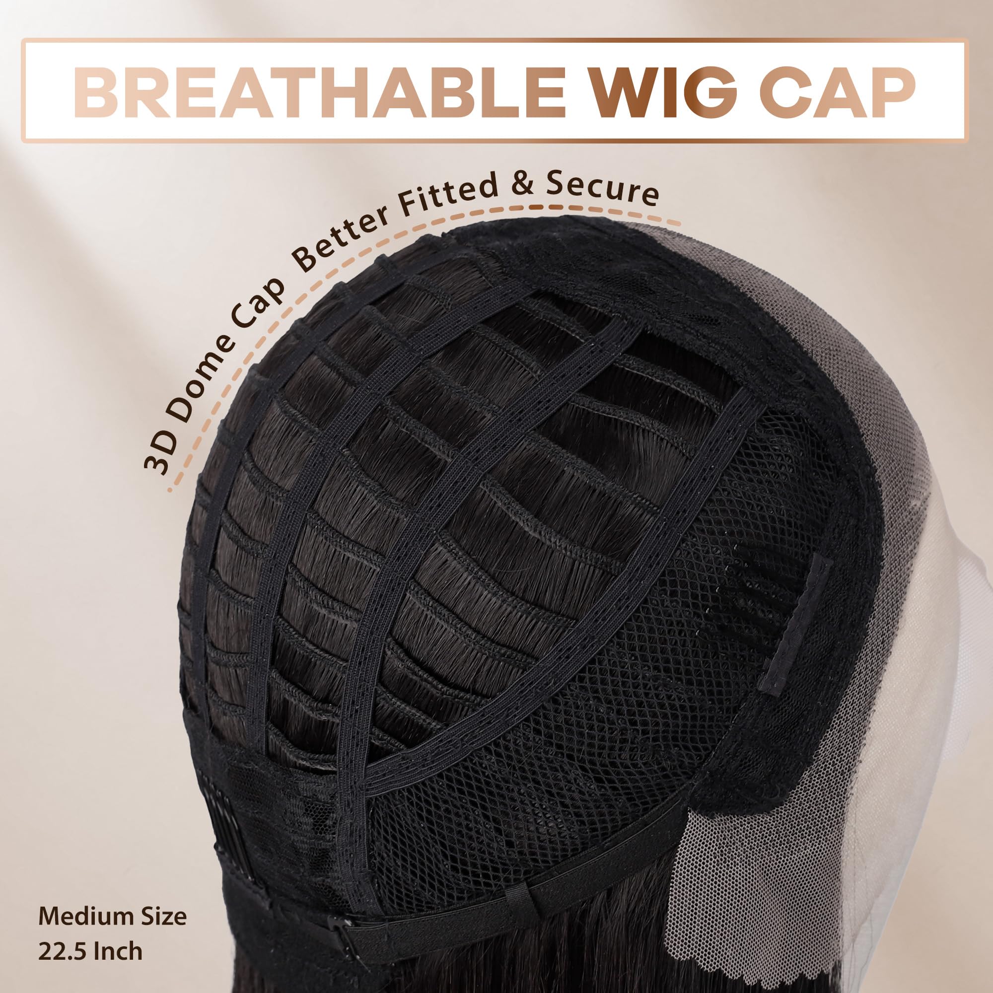 BLL detail of straight fiber texture and healthy shine for easy styling