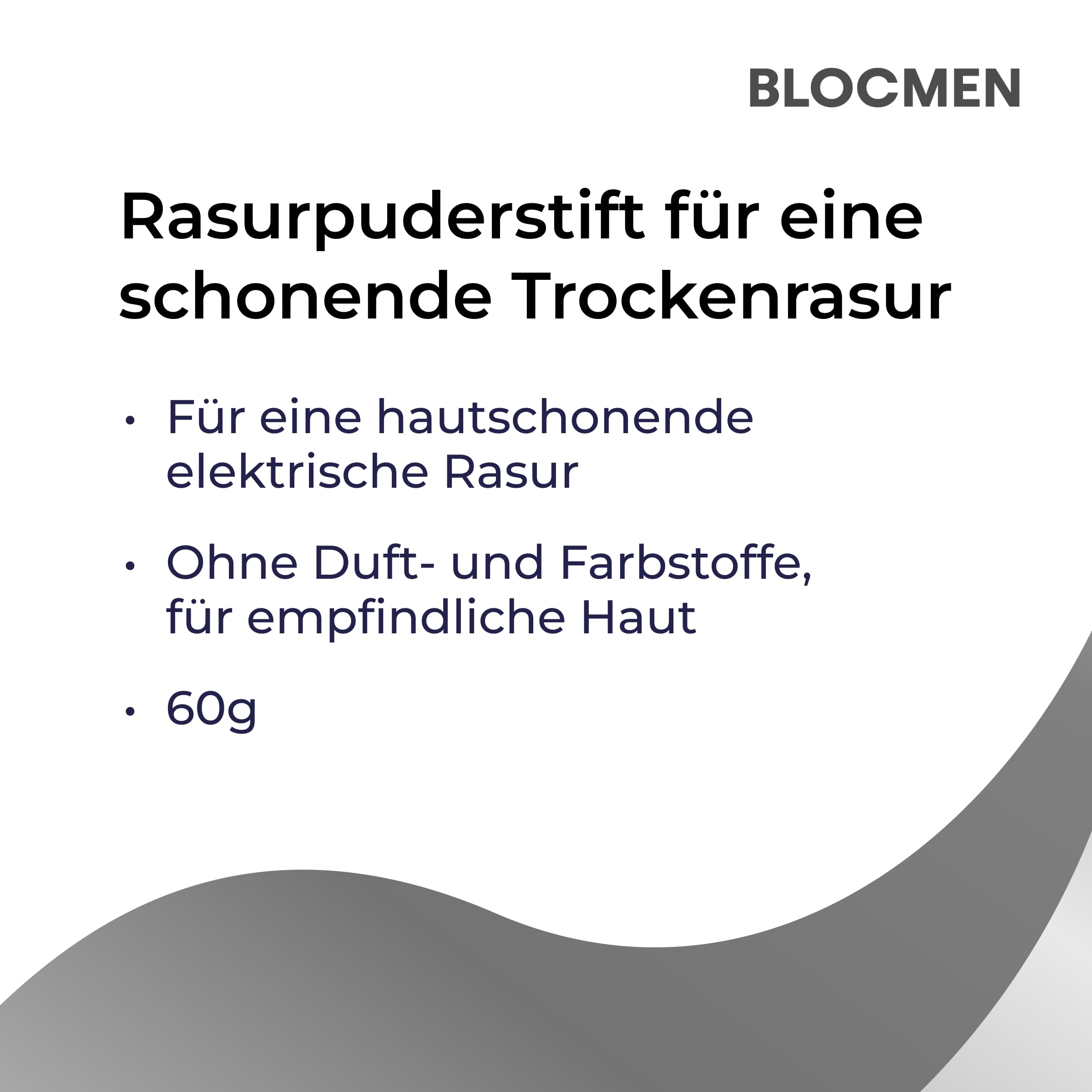 Blocmen stick in hand demonstrating portable, spill-free carry and ease