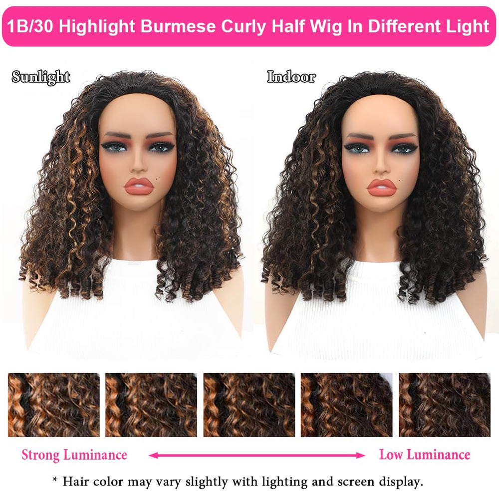 Blomas close-up of Burmese curls highlighting soft texture and definition
