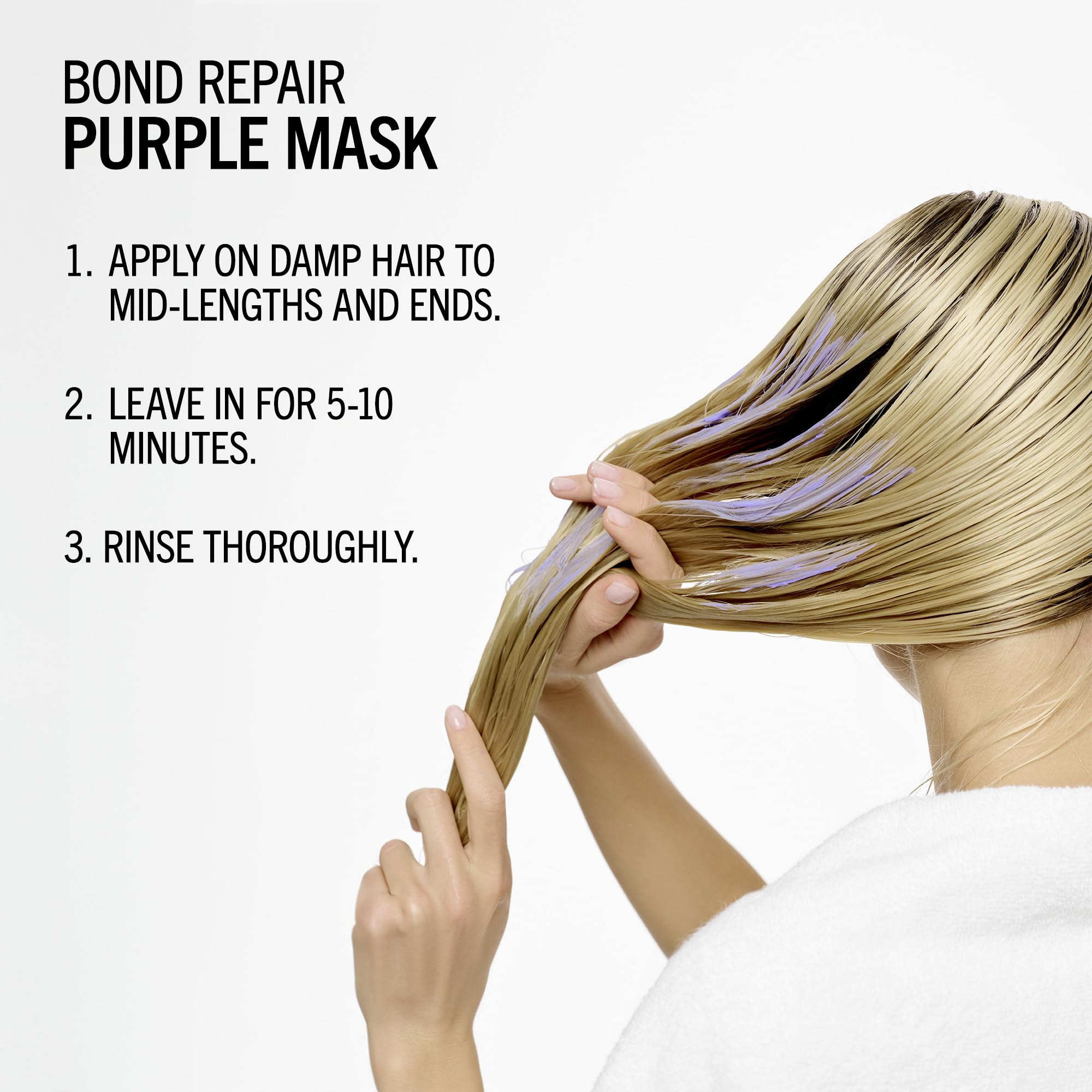 BlondMe before and after photo showing reduced brassiness and cooler blonde