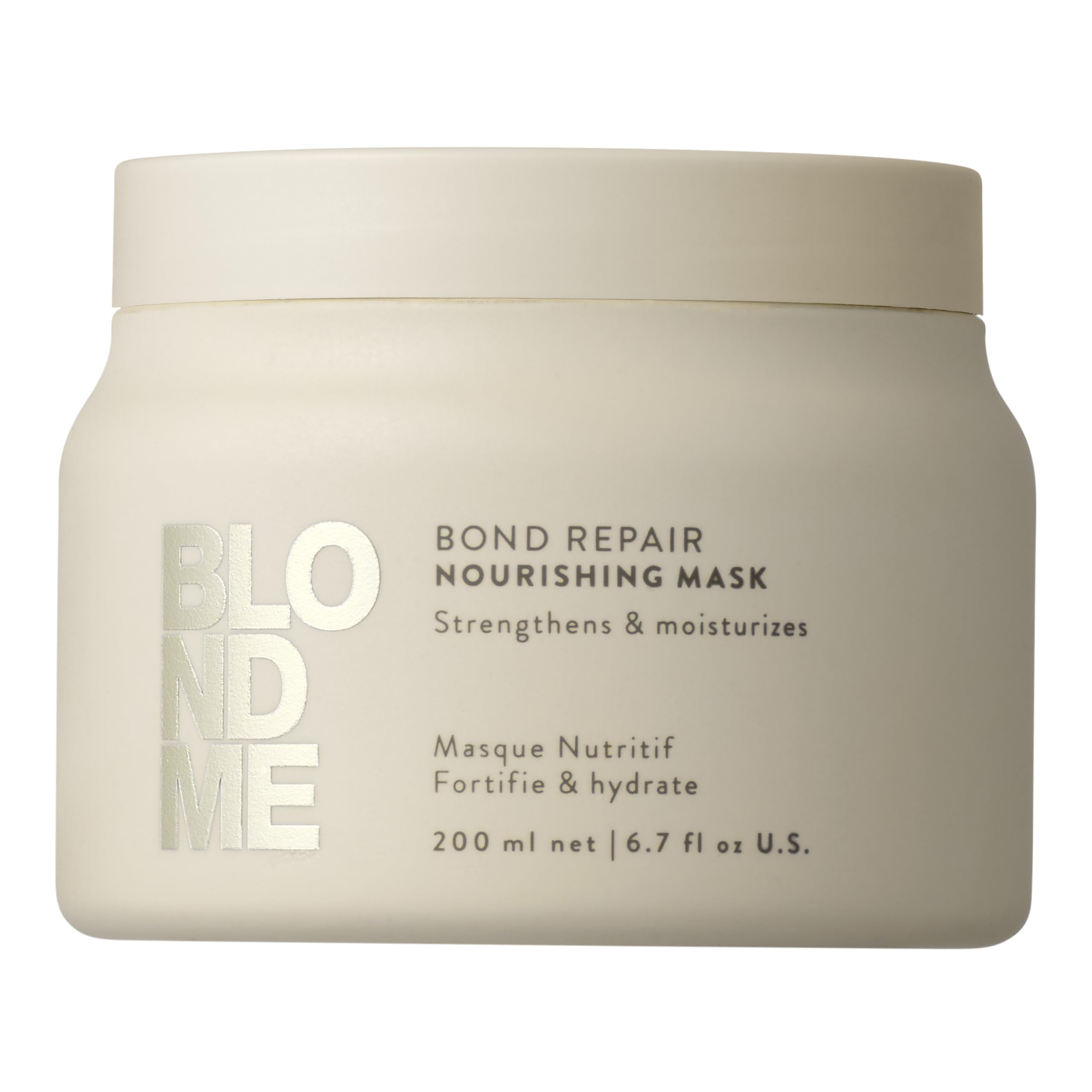 BlondMe front packaging showing mask tube and visible professional-grade benefit