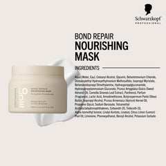 BlondMe applying mask to hair in hand demonstrating easy application and conditioning benefit