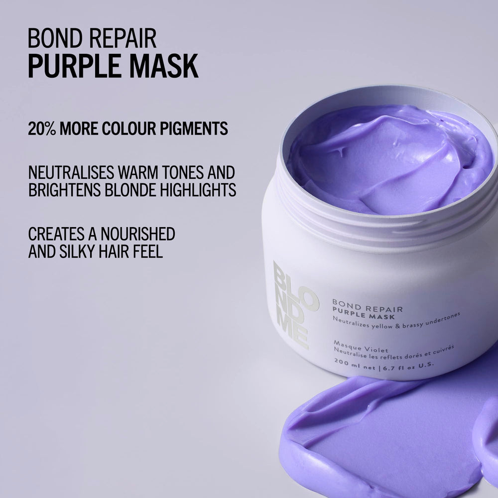 BlondMe creamy texture close-up demonstrating rich conditioning benefits