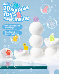 BloomFizzy revealed animal toy from inside bath bomb for playful surprise