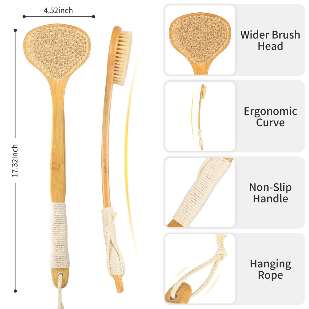 blovefitwa long handle held by a user demonstrating extended reach and ergonomic grip