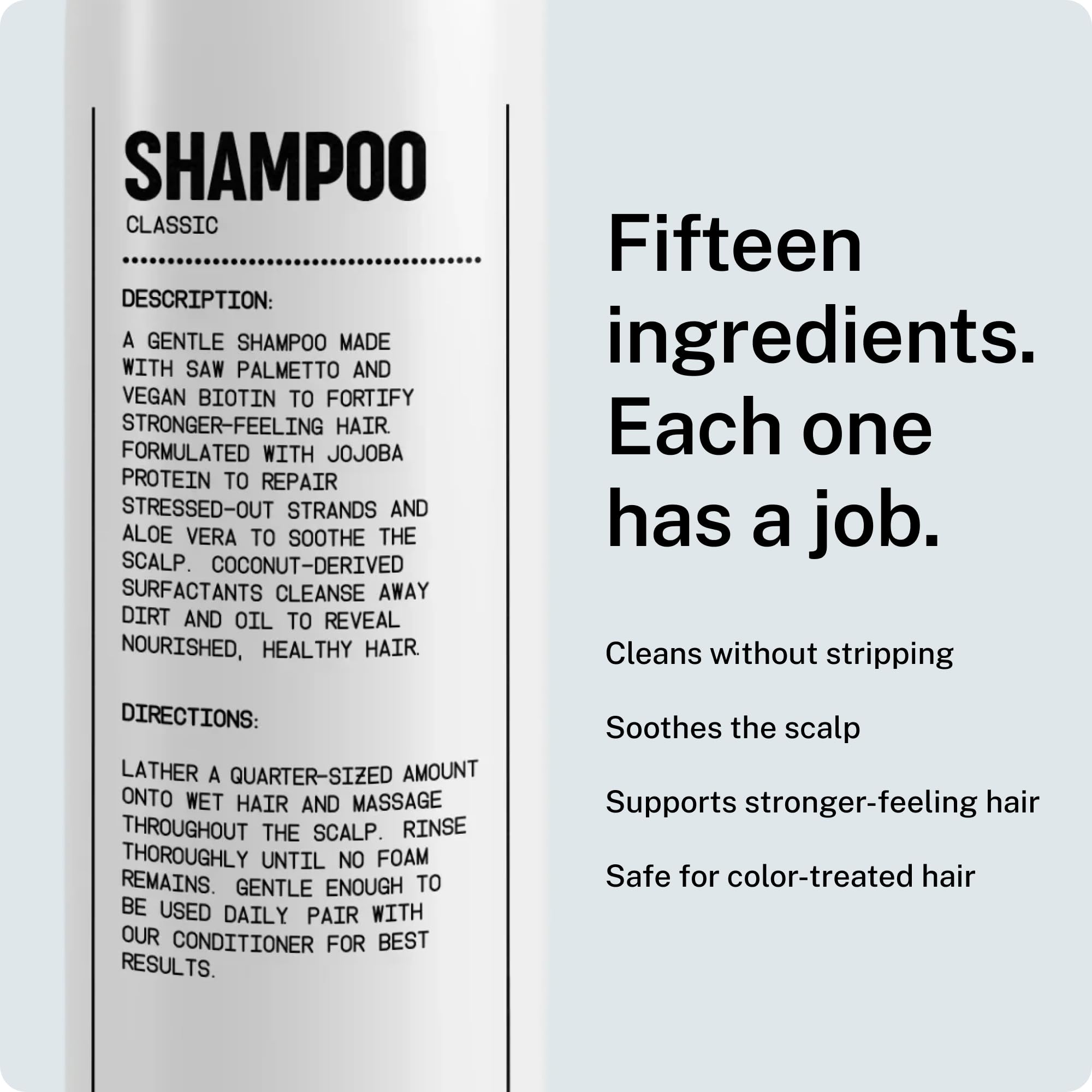Blu Atlas conditioner creaminess detail demonstrating lightweight hydration