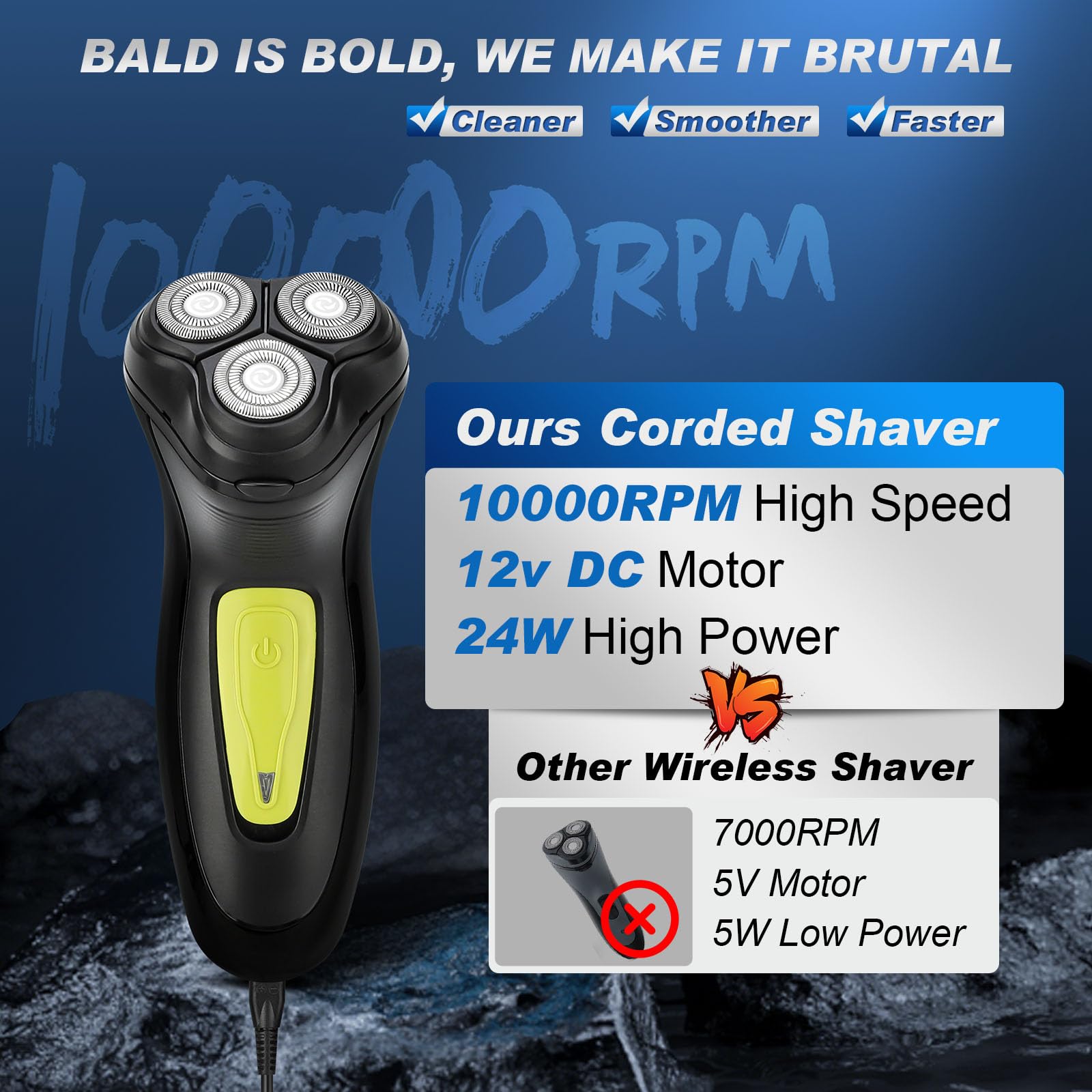 BlueFire pop-up trimmer closeup for precise beard and edge shaping