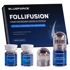 BlueForce front packaging showing kit benefits and contents