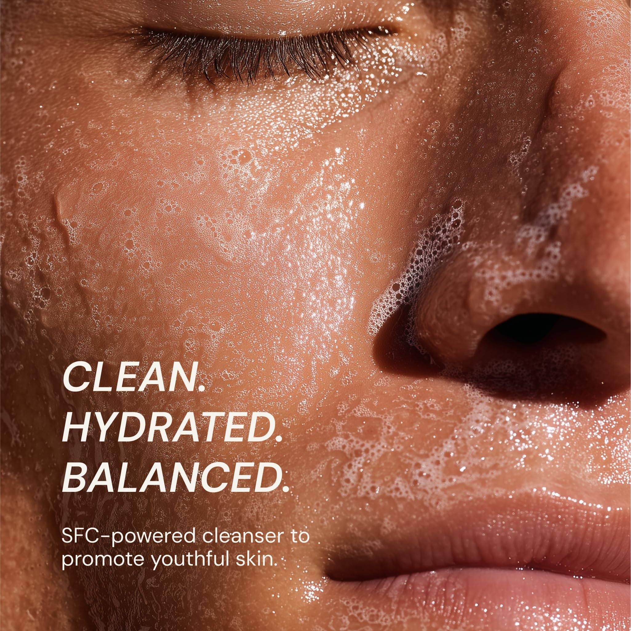 Blueprint Bryan Johnson gel texture close-up showing hydrating, lightweight formula