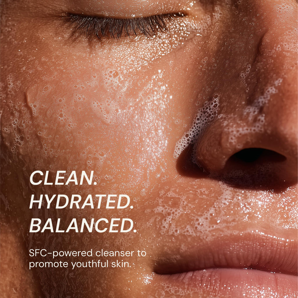 Blueprint Bryan Johnson gel texture close-up showing hydrating, lightweight formula