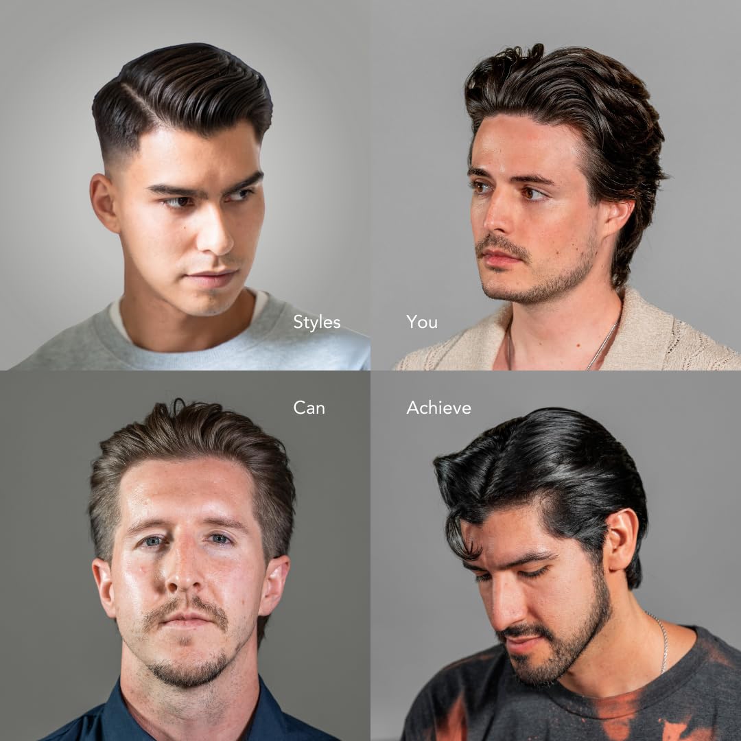 BluMaan pomade rinse demonstration showing easy washout and minimal residue
