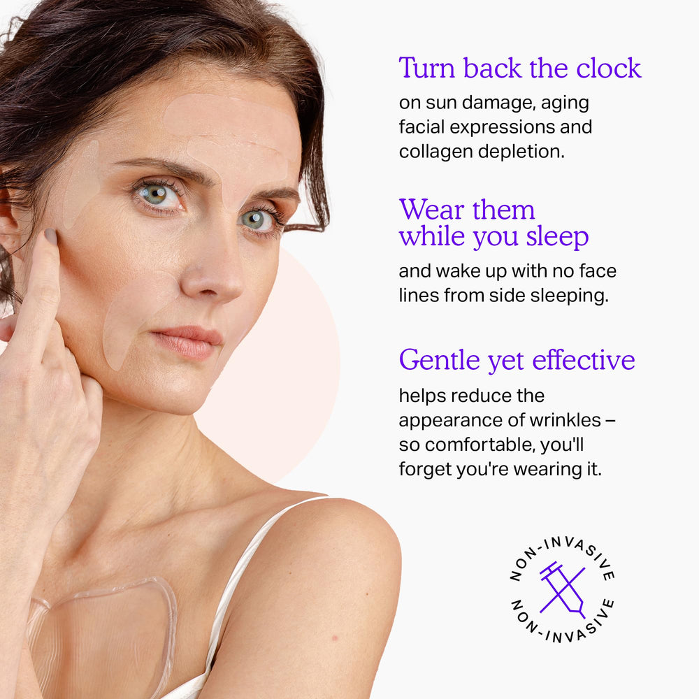 BLUMBODY forehead application demonstrating secure placement for smoothing