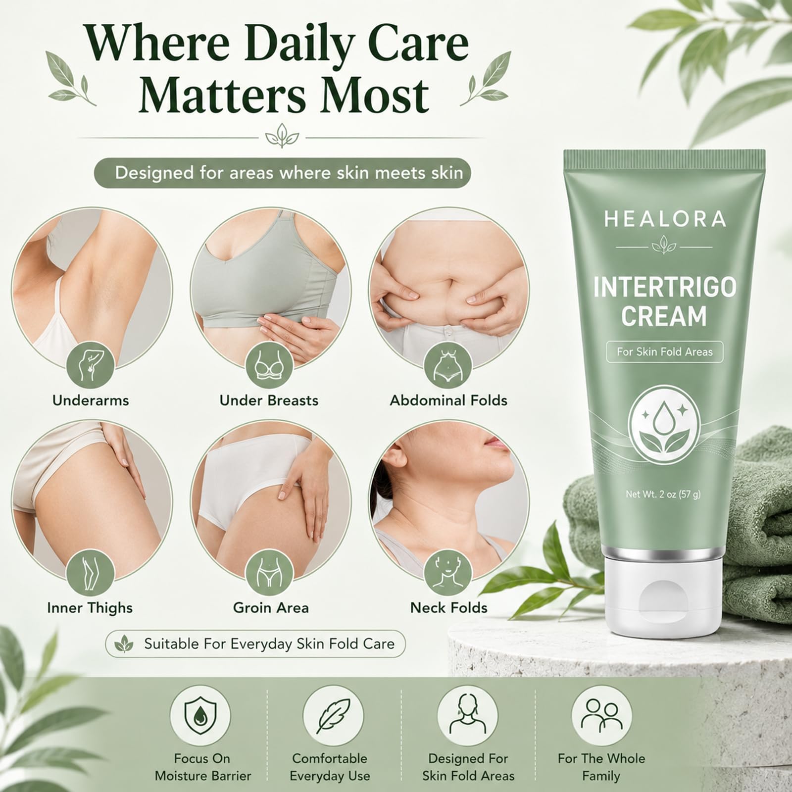 bluorchard lifestyle bathroom shelf display showing daily routine placement