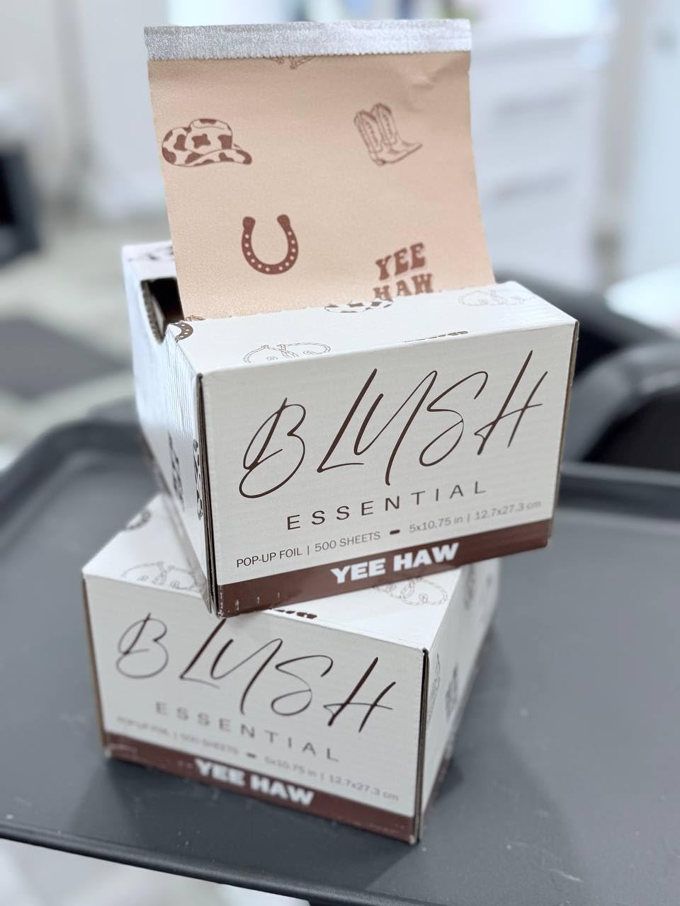 Blush Essentials product packaging and label highlighting brand and contents clarity