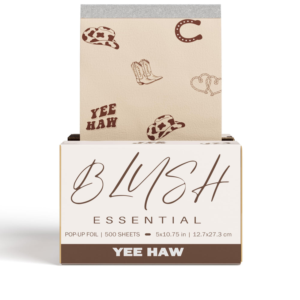 Blush Essentials foil used in salon setting showcasing professional results and efficiency