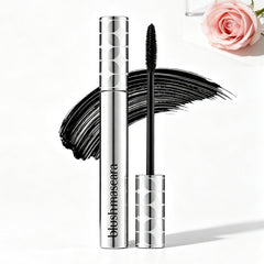 Blush Mascara front packaging showing compact tube and label, conveys neat design