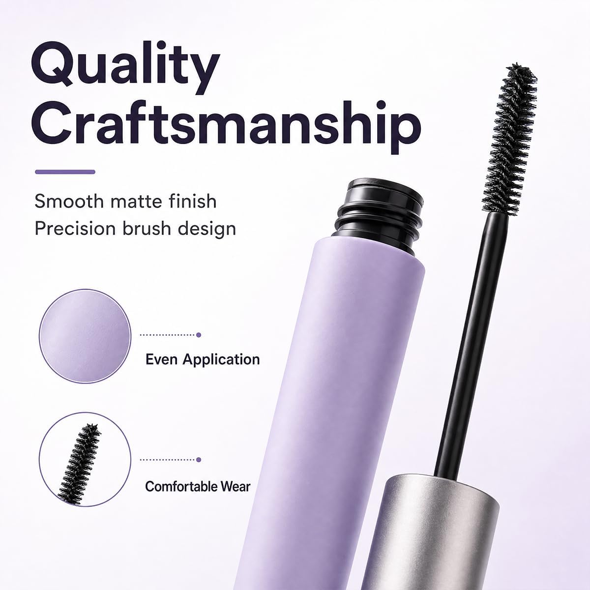 Blushe close up of tubing texture highlighting smudge-resistant, long-wear finish