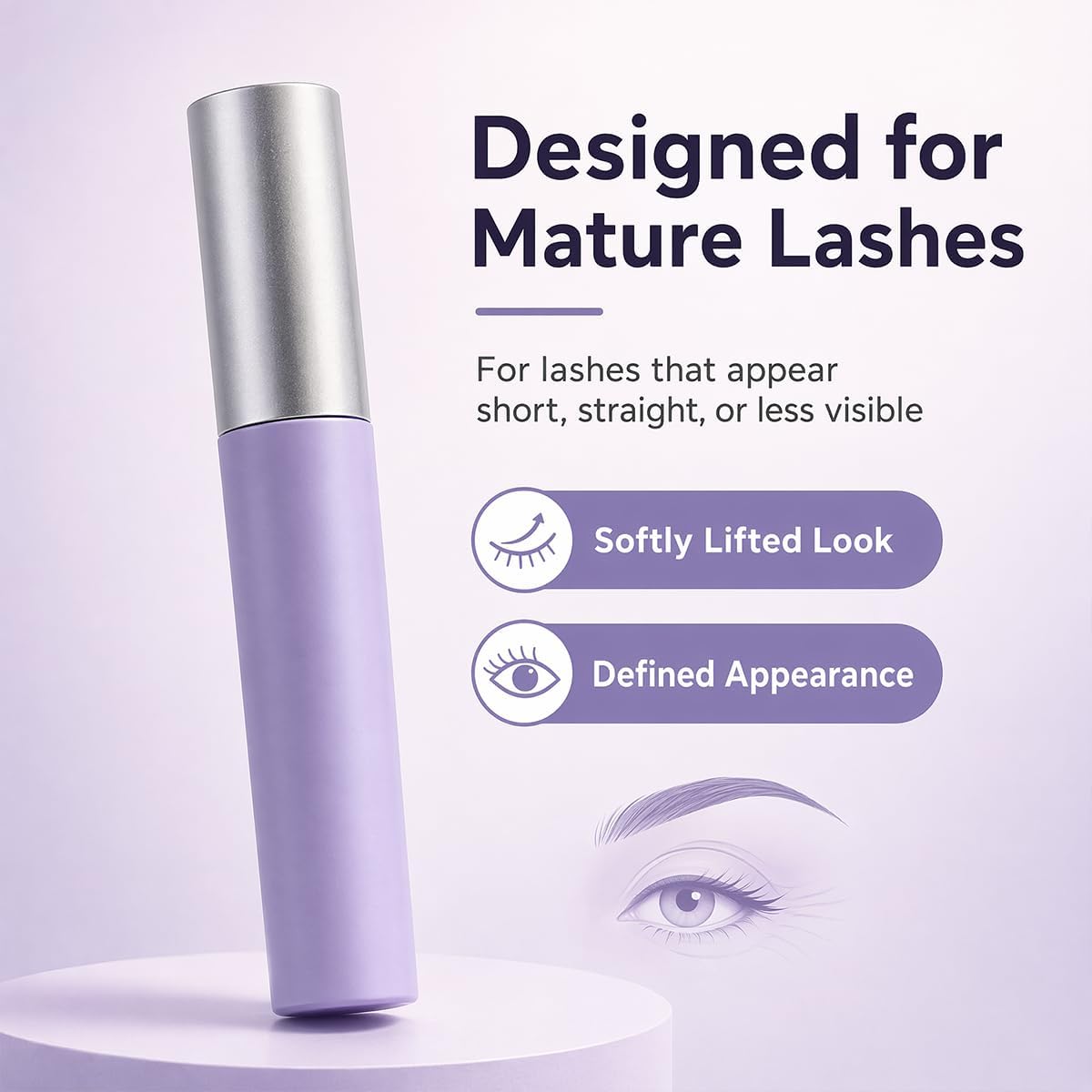 Blushe lifestyle image of natural makeup look boosting confidence and definition