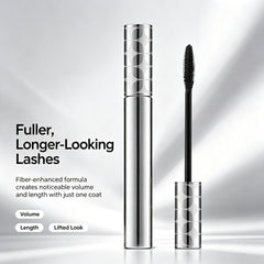 Blushe Mascara brush closeup highlighting fiber tip for precise application benefit