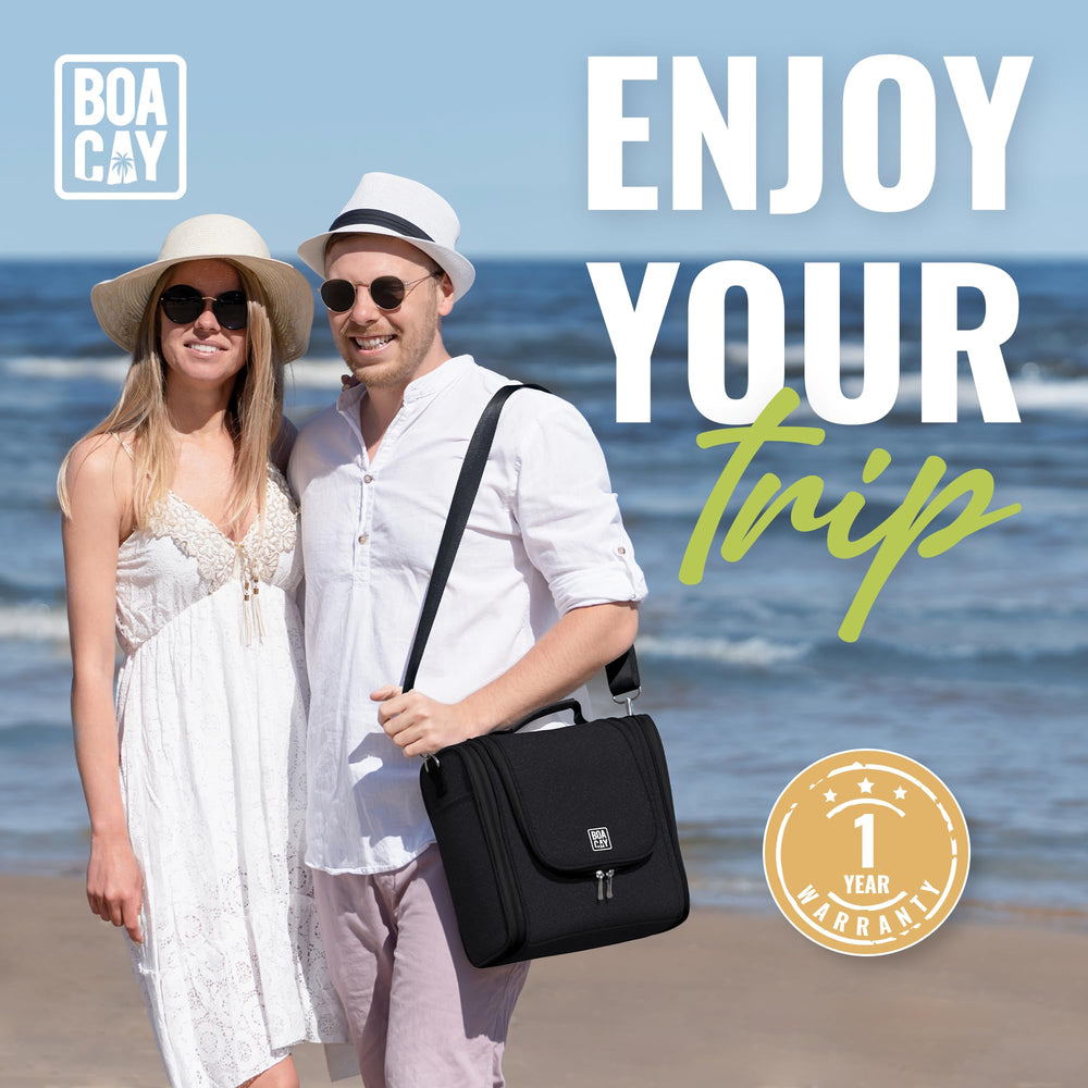 BOACAY open layout revealing 21 compartments for tidy organization and quick packing