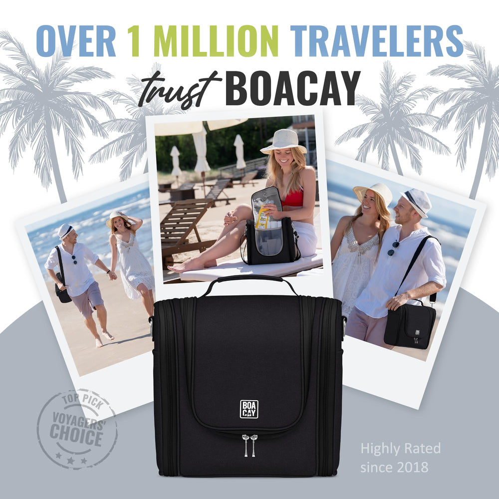 BOACAY packed inside suitcase showing space-saving carry and travel readiness