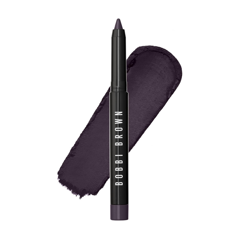 Bobbi Brown aubergine front packaging showing product and shade benefits