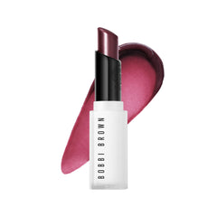 Bobbi Brown front view of Bare Blackberry tube showing compact travel size and bright color