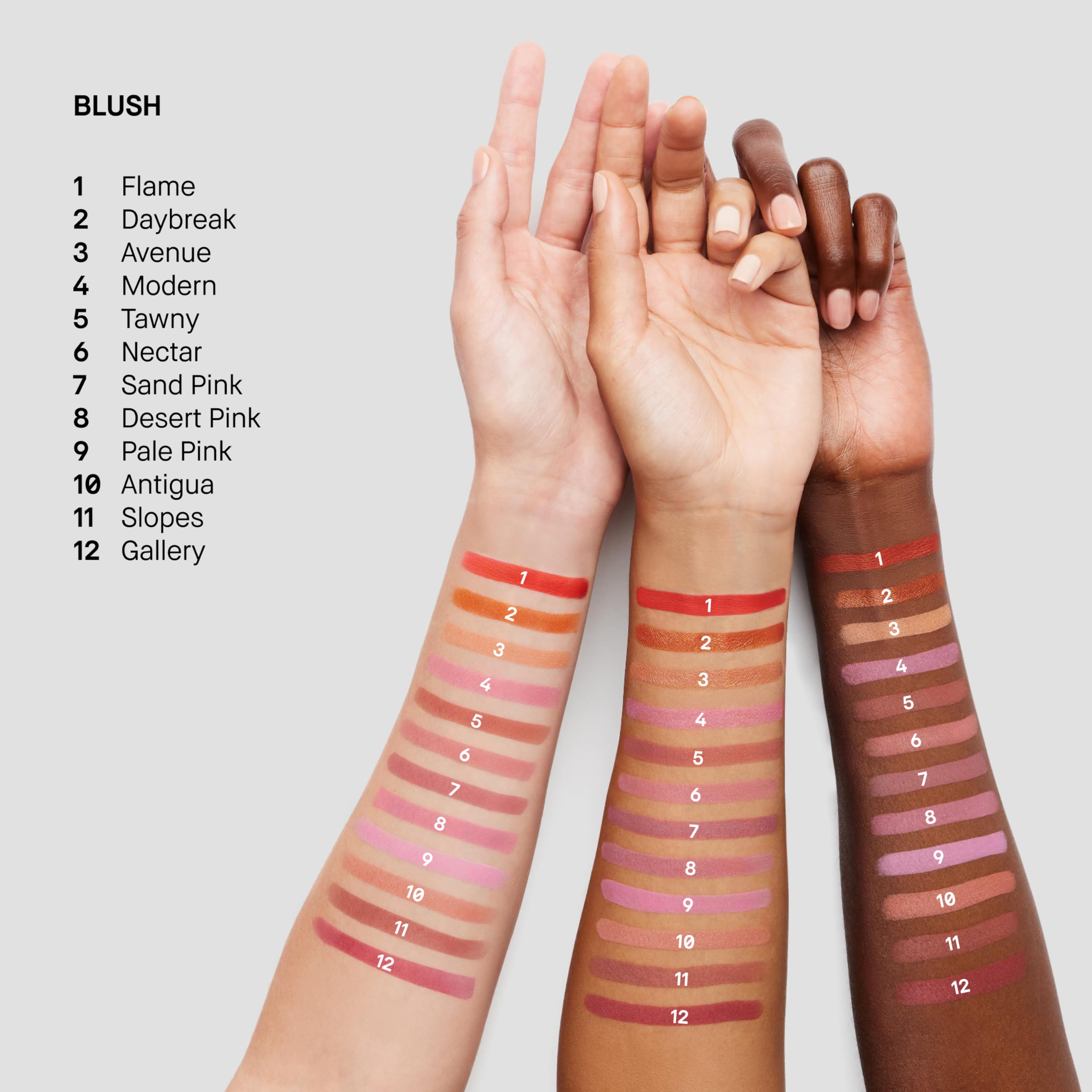 Bobbi Brown model wearing Desert Pink blush in lifestyle shot showing flattering effect benefit: enhances complexion