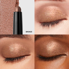 Bobbi Brown bronze texture swatch on skin revealing creamy, high-pigment payoff and smooth blendability