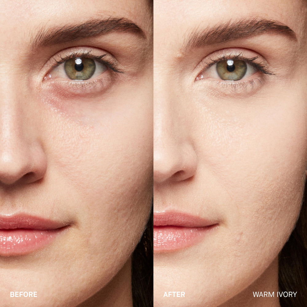Bobbi Brown tapered applicator tip close-up for precise coverage benefit